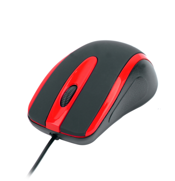 Дротова миша HAVIT HV-MS753 USB Black/Red (1000 DPI, 3 кл)  - фото №2