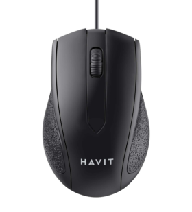 Дротова миша HAVIT MS80 USB Black  - фото