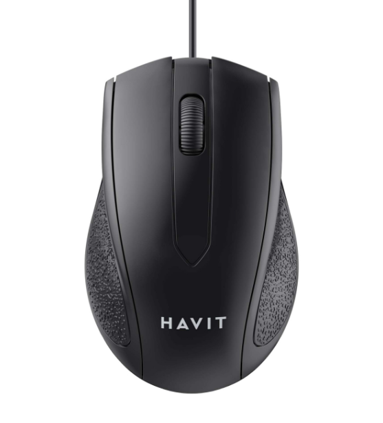 Дротова миша HAVIT MS80 USB Black  - фото