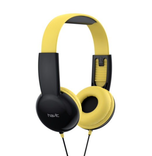 Навушники дитячі дротові накладні HAVIT HV-H211d з мікрофоном  - фото