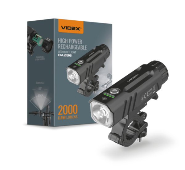 Велофара VIDEX VLF-BA286 2000Lm 5000K - фото