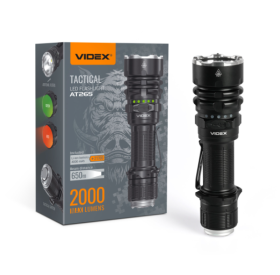 Тактичний світлодіодний ліхтарик VIDEX VLF-AT265 2000Lm 6500K - фото