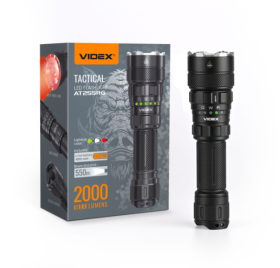 Тактичний світлодіодний ліхтарик VIDEX VLF-AT255RG 2000Lm 5000K - фото