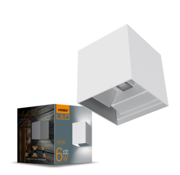 LED Світильник архітектурний AR04 IP54 VIDEX 6W 2700K - фото