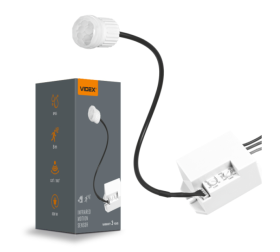 Датчик руху та освітленості VIDEX VL-SPR24 220V 800W IP65 інфрачервоний - фото