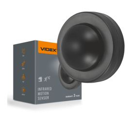 Датчик руху та освітленості VIDEX VL-SPC46B 220V 2000W інфрачервоний Black - фото