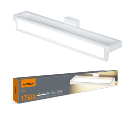 LED світильник настінний з сенсором VIDEX WL02 18W 2800K-4000K-6000K White (VL-WL02-18CSW) - фото