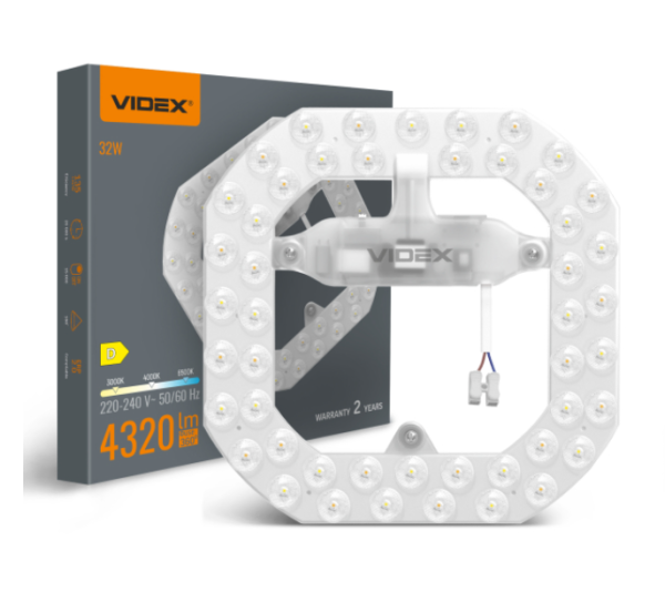 LED модуль для світильників 32W VIDEX VL-MLC-32C 3000-4000-6500K - фото