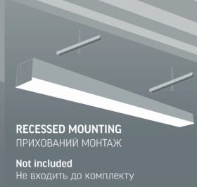 LED світильник лінійний VIDEX BN03 30W 0.6М 5000K 220V Black (VL-BN03-30065B) - фото №5