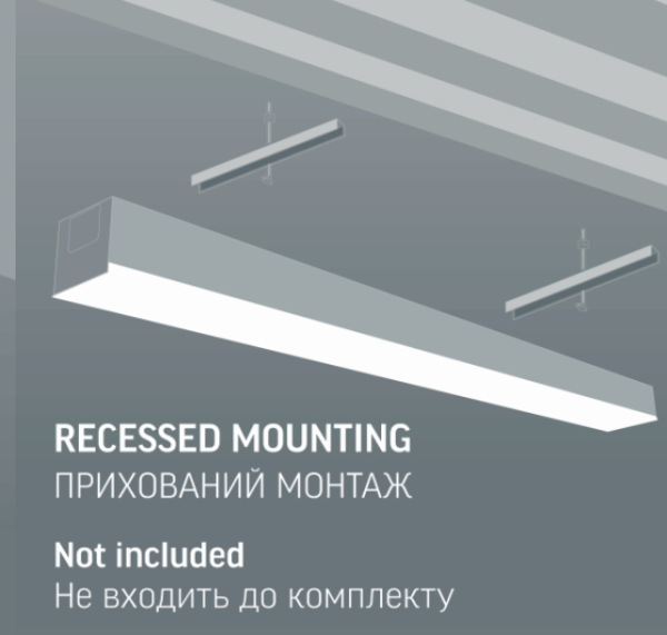 LED світильник лінійний VIDEX BN03 30W 0.6М 5000K 220V Black (VL-BN03-30065B) - фото №5