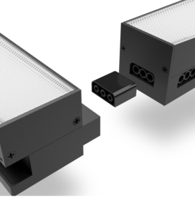 LED світильник лінійний магістральний VIDEX 50W 1.2М 5000K 220V Black (VL-BNL02-50125B) - фото №4