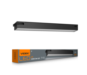 LED світильник лінійний магістральний VIDEX 24W 0.6М 5000K 220V Black (VL-BNL02-24065B) - фото