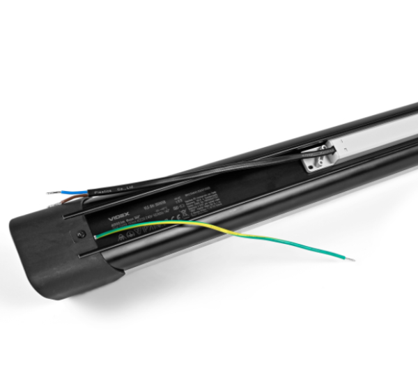 LED світильник лінійний VIDEX 36W 0.6М 5000K 220V чорний (VLE-BN-36065B) - фото №2