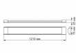 LED світильник лінійний VIDEX 36W 1,2М 5000K (VL-BN-36125) - фото №2