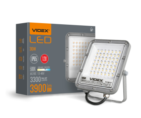 LED прожектор PREMIUM VIDEX F2 30W 5000K AC/DC12-48V (VL-F2-305G-12V) - фото