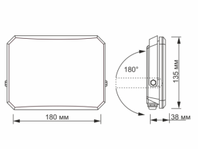 LED прожектор VIDEX F3 50W 5000K 220V Black (VLE-F3-0505) - фото №3