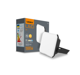 LED прожектор VIDEX F3 20W 5000K 220V Black (VLE-F3-0205B) - фото