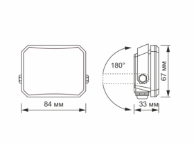 LED прожектор VIDEX F3 10W 5000K 220V Black (VLE-F3-0105B) - фото №3