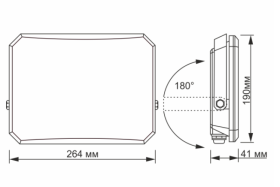 LED прожектор VIDEX F3 100W 5000K 220V Black (VLE-F3-1005B) - фото №2